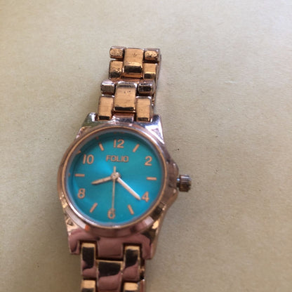 Folio 3-HAND Analog Quartz Women