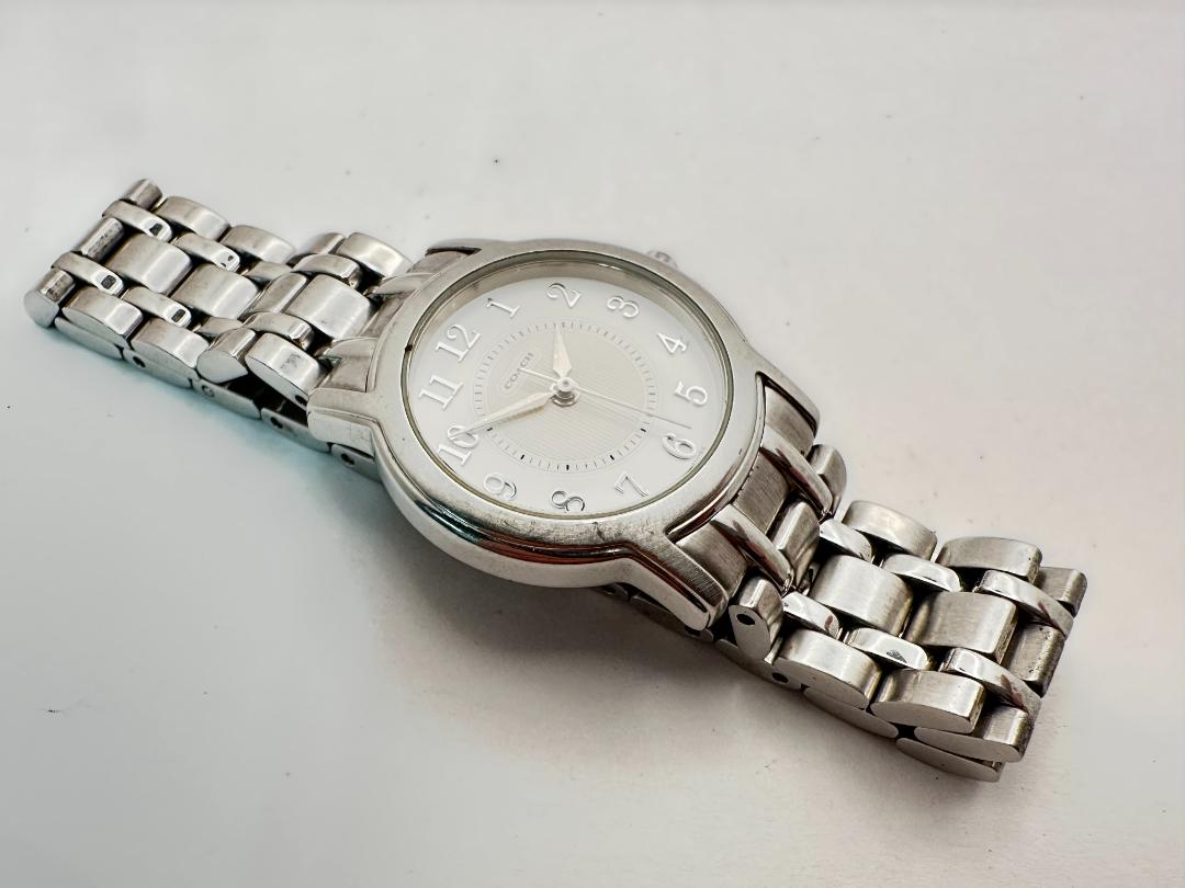 Coach Ladies Wristwatch 6-830-825 Analog Quartz Women Stainless Steel 26Mm