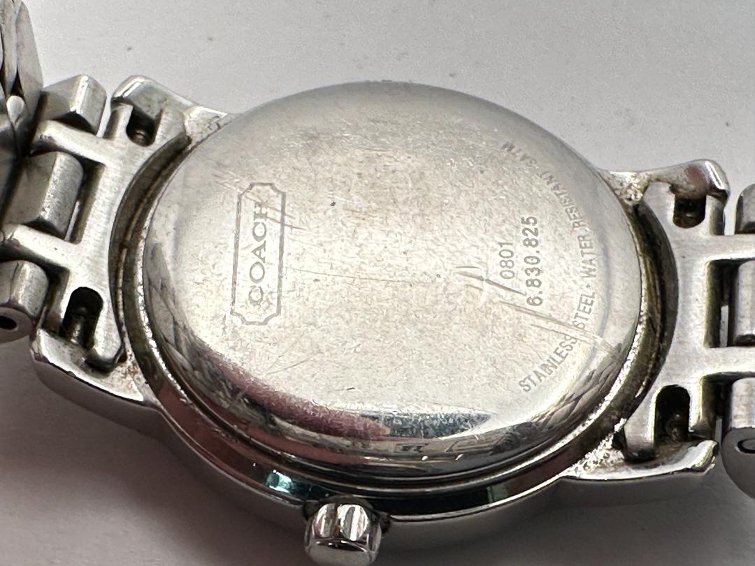 Coach Ladies Wristwatch 6-830-825 Analog Quartz Women Stainless Steel 26Mm