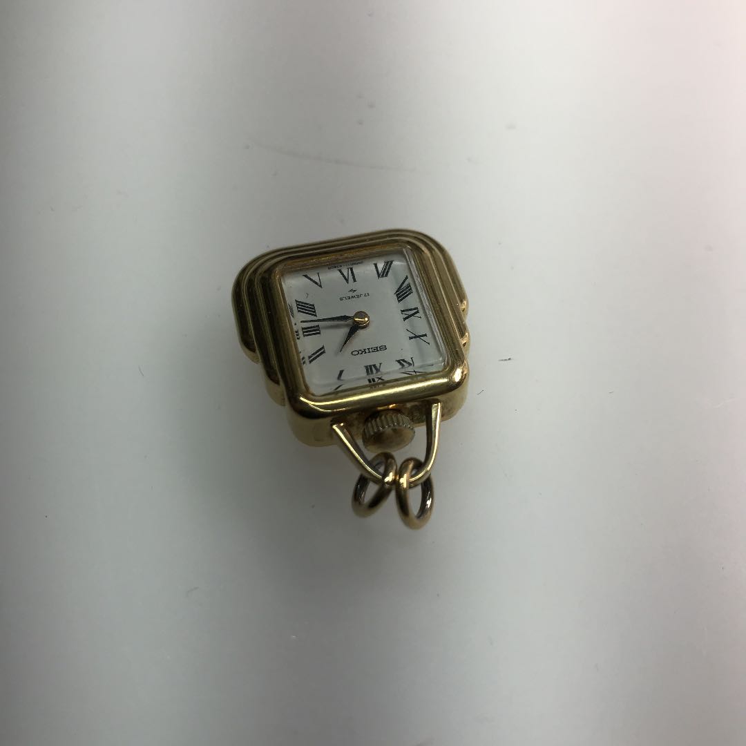 Seiko Analog Mechanical (Manual) Women Necklace Top Type Manual Winding Watch Running Confirmed Pre-owned