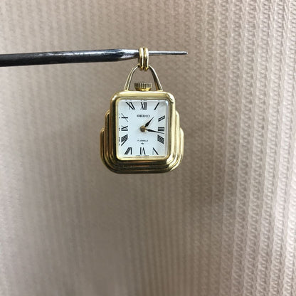 Seiko Analog Mechanical (Manual) Women Necklace Top Type Manual Winding Watch Running Confirmed Pre-owned