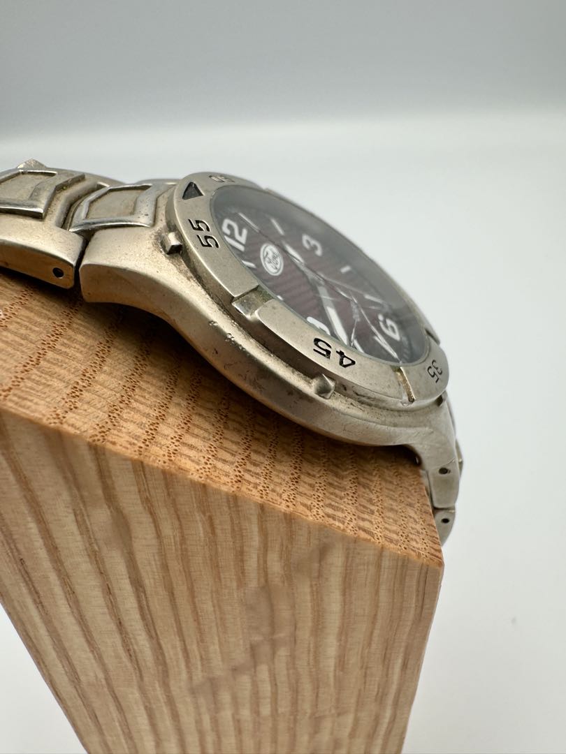 Ford Analog Quartz Men Watch Fd204 Cracked Glass