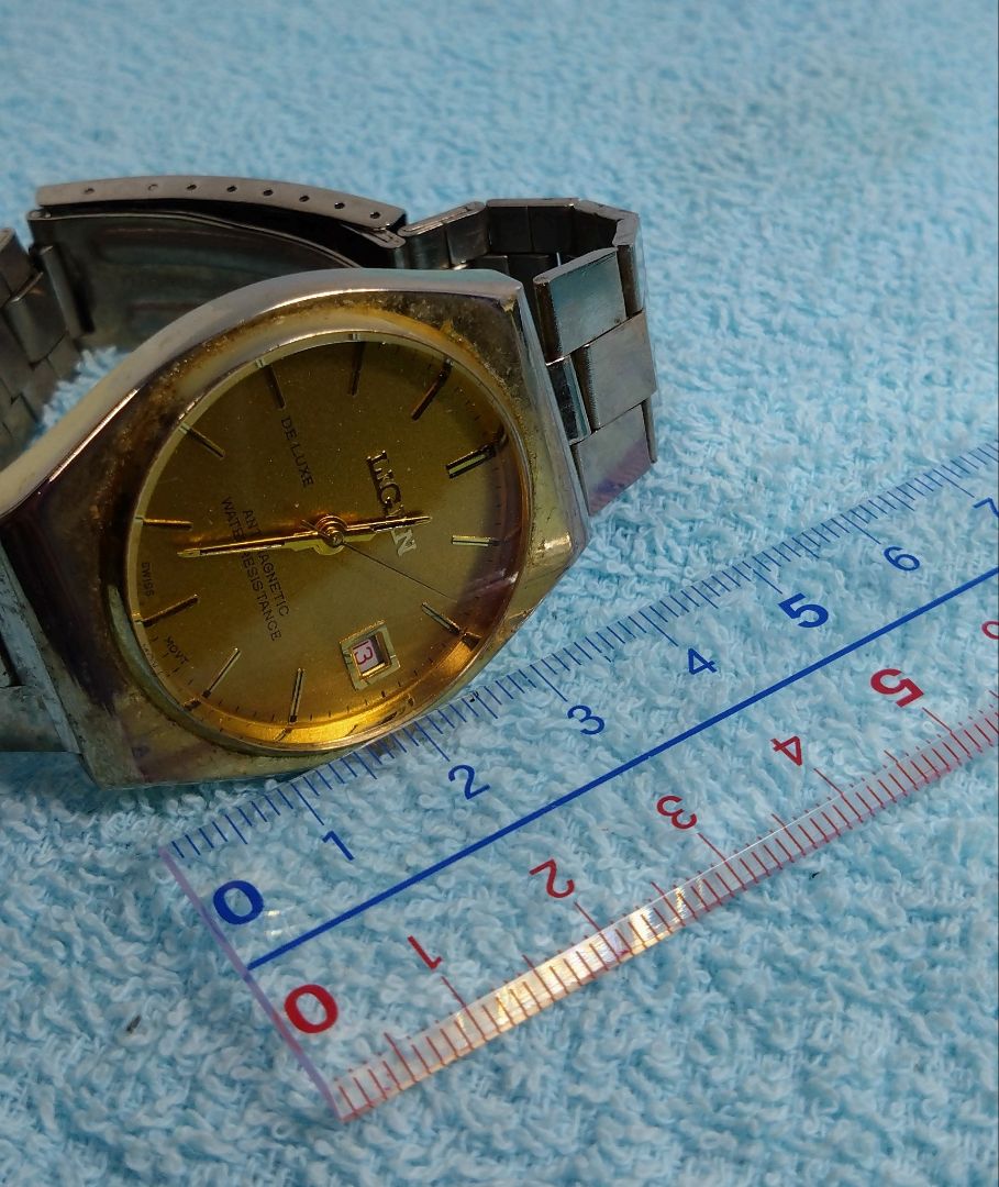 Liguin De Luxe Analog Mechanical (Manual) Men リギン 稼働中 Ligiin Deluxe Swiss Manual Winding式 アナログ