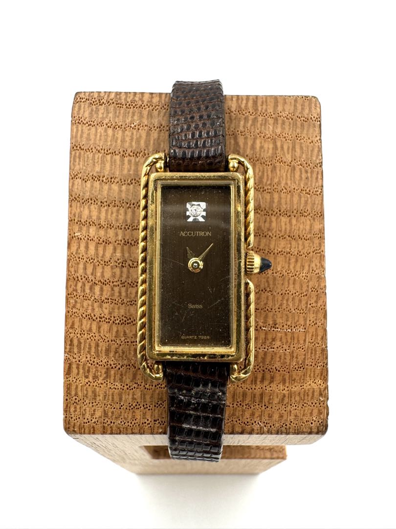Accutron Analog Quartz Women Watch For Parts
