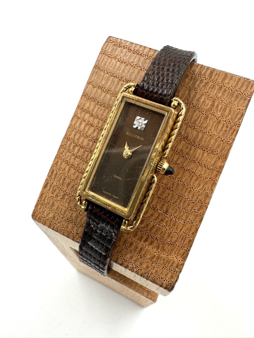 Accutron Analog Quartz Women Watch For Parts