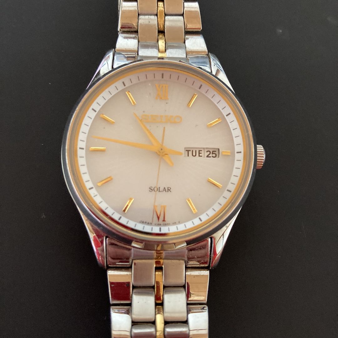Seiko SEIKO SOLAR V158-0AB0 Analog Solar Men