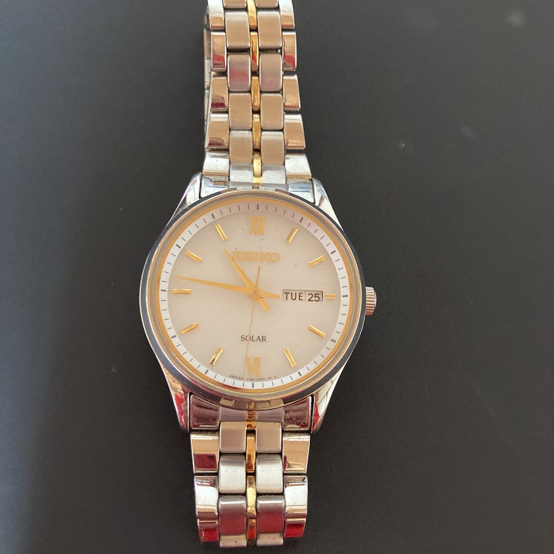 Seiko SEIKO SOLAR V158-0AB0 Analog Solar Men