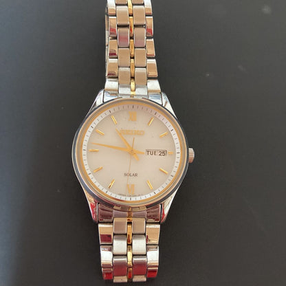 Seiko SEIKO SOLAR V158-0AB0 Analog Solar Men