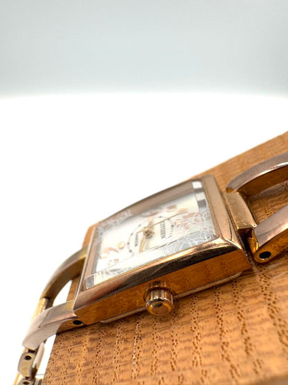 Citizen Wicca B035-S051843 Analog Quartz (Solar Powered) Women Vintage Eco-Drive Rose Gold Rectangle Ladies Watch