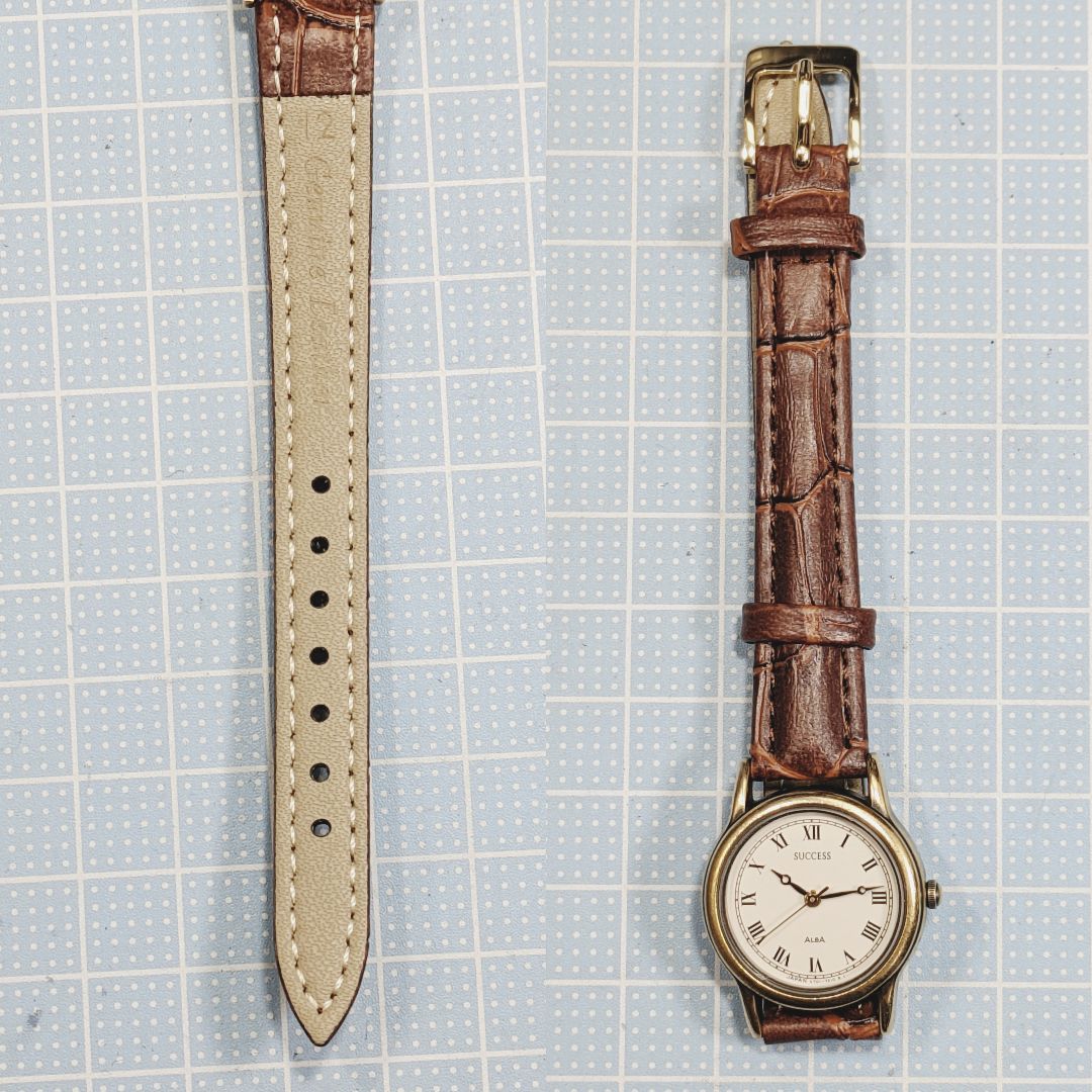 Seiko Alba Success SUCCESS Analog Quartz Women Successwomen Battery & Band Replaced Working Item