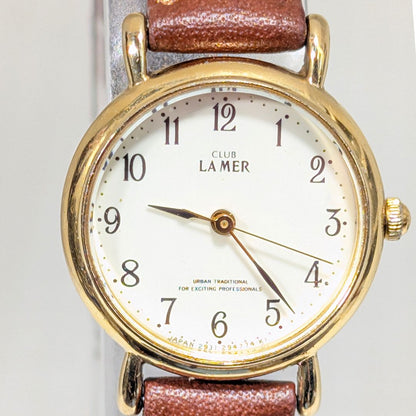 CITIZEN Club La Mer Analog Quartz Women Clublamer Battery & Band Replaced Working Item
