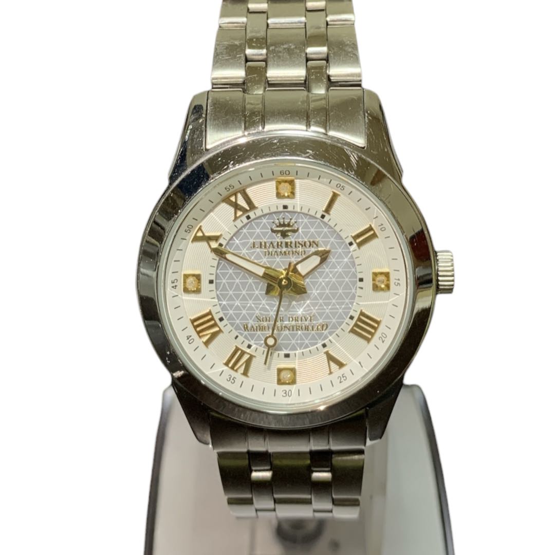 J.Harrison JH-082L Analog Solar Men J・ハリソン Watch 電波 [For Parts / Junk]