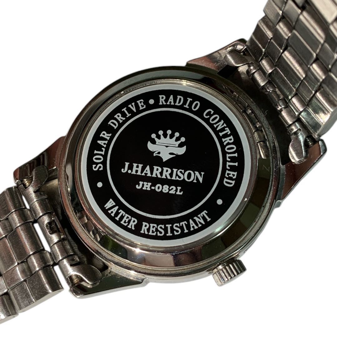 J.Harrison JH-082L Analog Solar Men J・ハリソン Watch 電波 [For Parts / Junk]