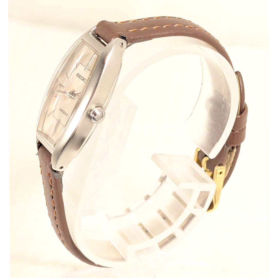 Seiko Lucent 4N21-5360 Analog Quartz Women Battery & Band Replaced Working Items-06