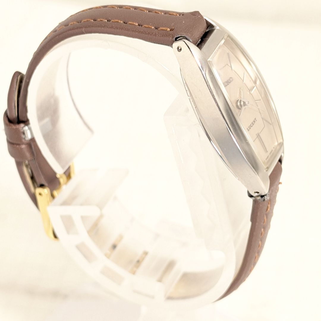 Seiko Lucent 4N21-5360 Analog Quartz Women Battery & Band Replaced Working Items-06