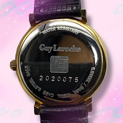 Guy Laroche 13.5-17CM Analog Quartz Women Women'S Watch Water Resistant Off-White Dial Excellent Condition