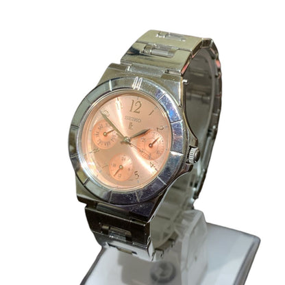 Seiko lk/lukia 5Y89-0B30 Analog Quartz Women Lukia Watch Operation Confirmed