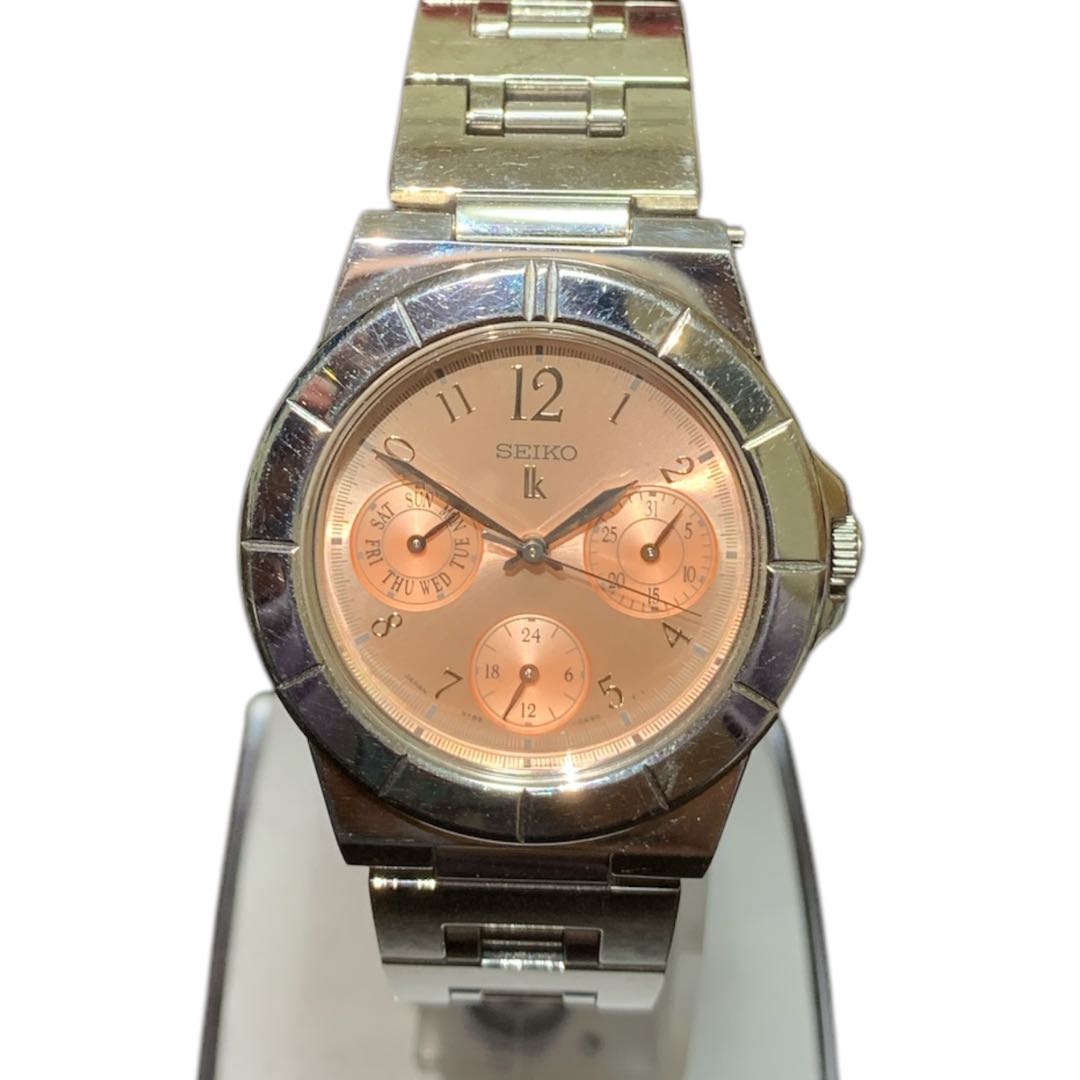 Seiko lk/lukia 5Y89-0B30 Analog Quartz Women Lukia Watch Operation Confirmed