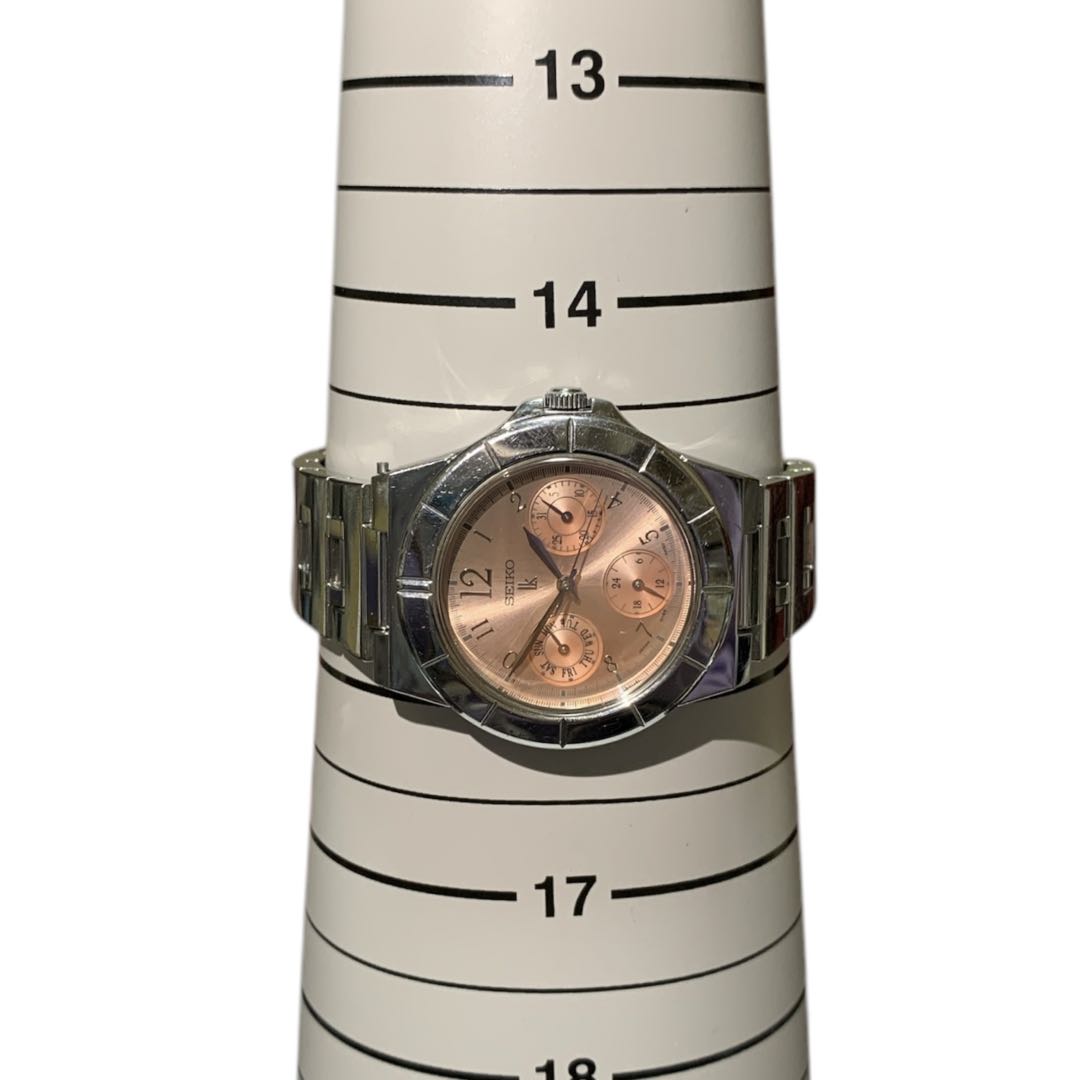 Seiko lk/lukia 5Y89-0B30 Analog Quartz Women Lukia Watch Operation Confirmed