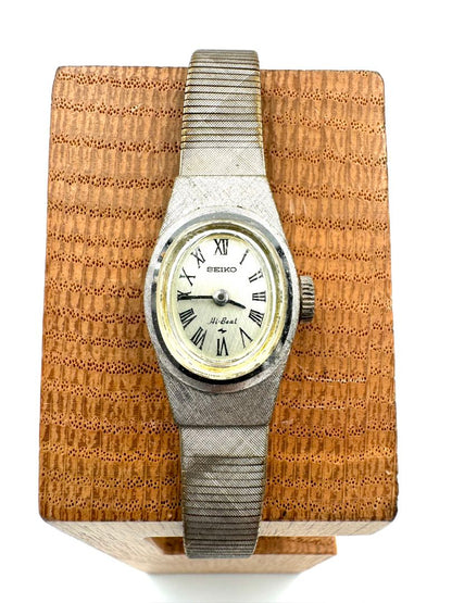Seiko Dress 1120-7000 Analog Mechanical (Manual) Women Hi-Beat Vintage Wgp Manual Junk Ladies Watch Japan