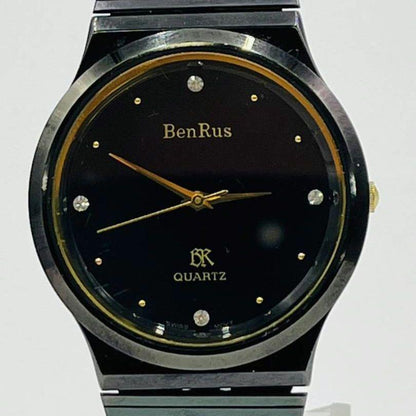 Benrus BR-006M Analog Quartz Women 3-Hand Watch For Parts