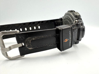 Casio Protrek Digital Quartz Men Wristwatch 52Mm Black - For Parts Or Repair