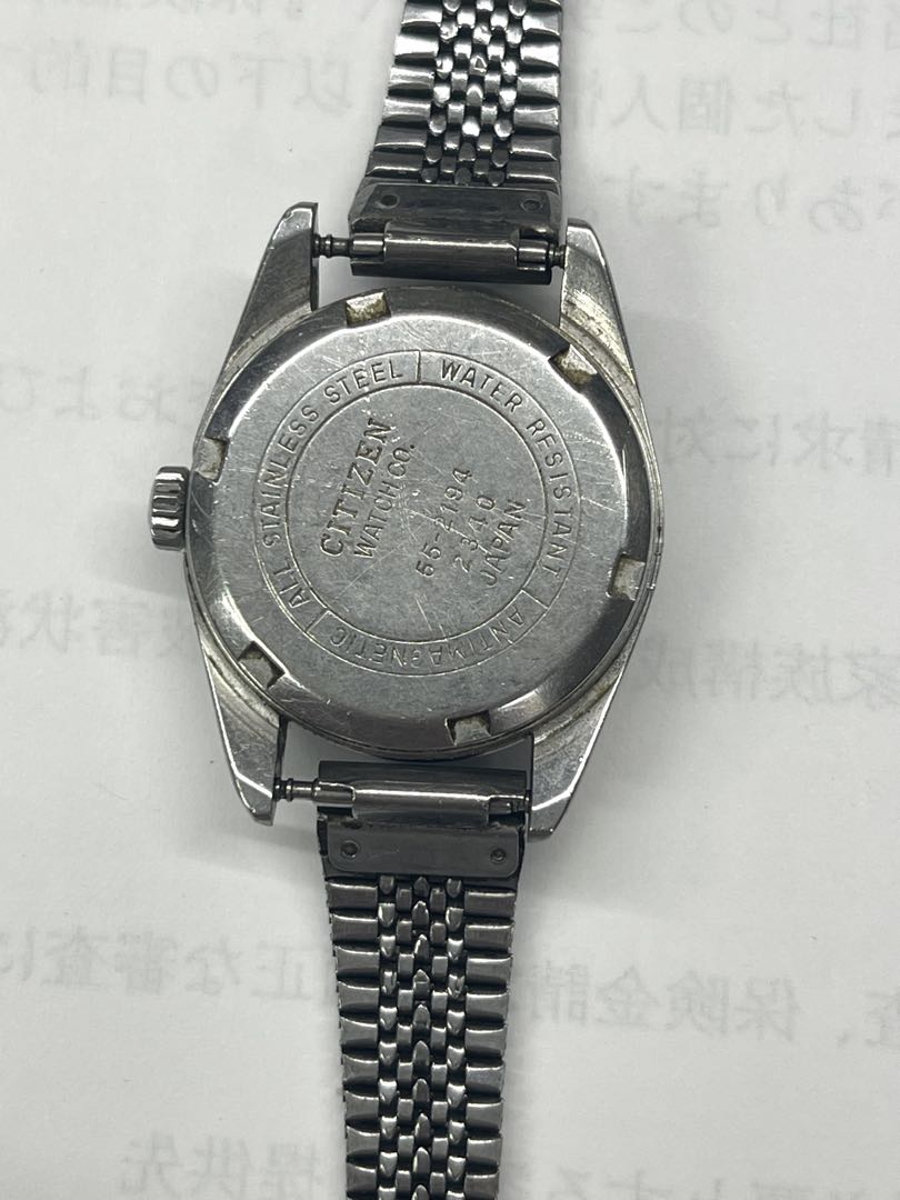 Citizen Crystal Date Analog Mechanical (Manual) Women