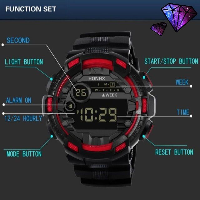 Honhx Digital Quartz Women