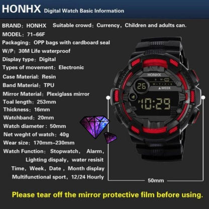 Honhx Digital Quartz Women