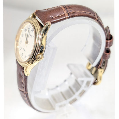Seiko Spirit Analog Quartz Women Battery & Band Replaced Working Item
