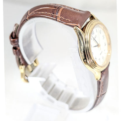 Seiko Spirit Analog Quartz Women Battery & Band Replaced Working Item