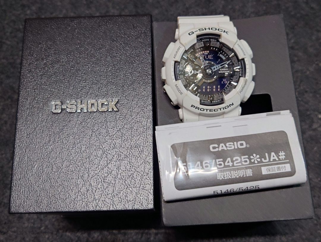 G-Shock GA GA-110GW Digital-Analog Quartz Men -110Gw