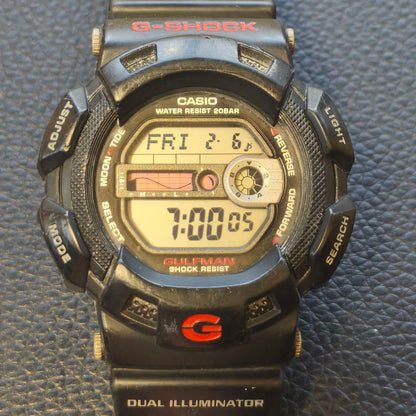 G-shock Gulfman G-9100 Digital Quartz Men ジーショック Casio ガルフマン 防錆モデル Working Item