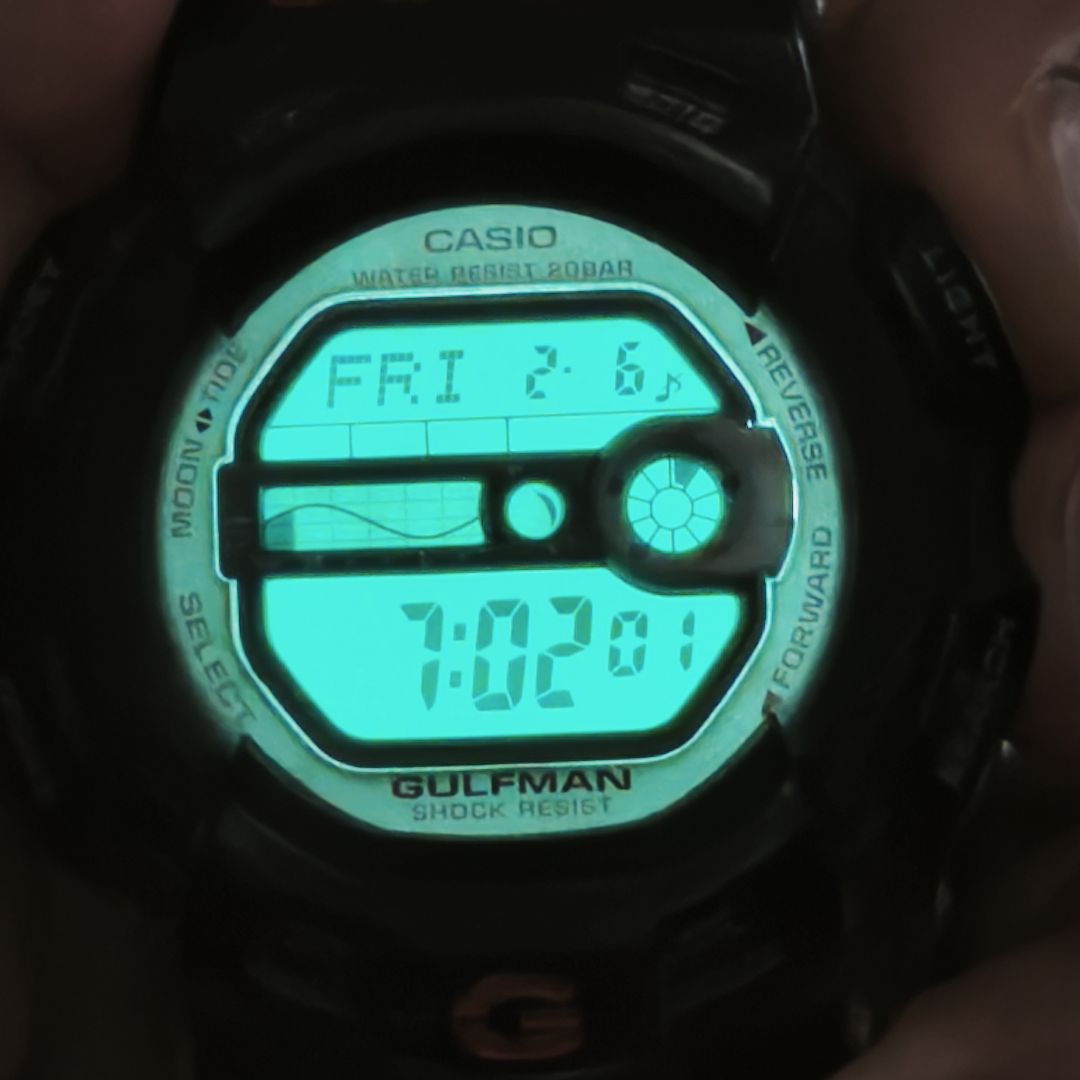G-shock Gulfman G-9100 Digital Quartz Men ジーショック Casio ガルフマン 防錆モデル Working Item