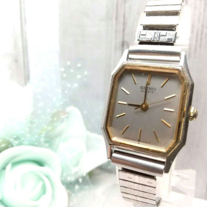 Seiko Analog Quartz Women Running Rectangular Watch