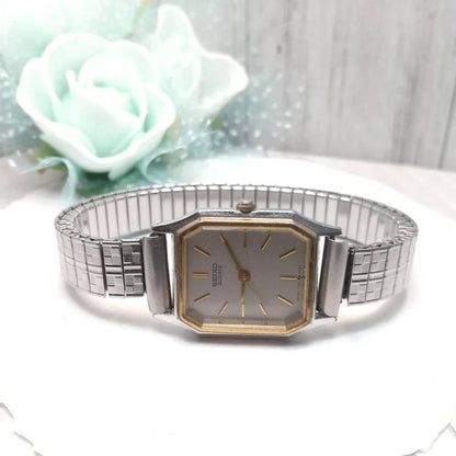 Seiko Analog Quartz Women Running Rectangular Watch