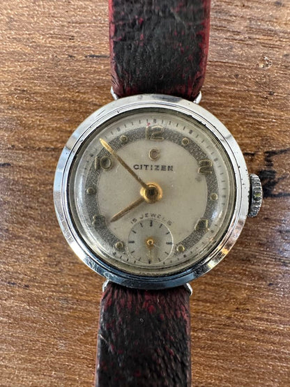 Citizen Analog Mechanical (Manual) Women 15 Jewelsmanual Winding Watch(F139) [For Parts / Junk]