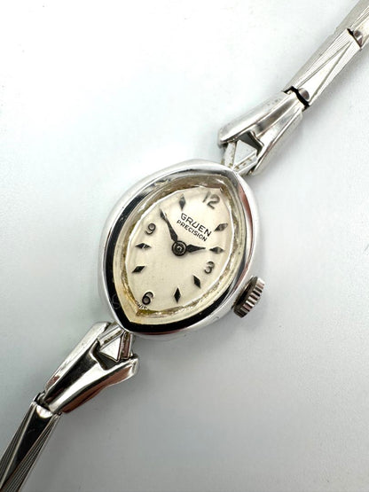 Gruen Analog Mechanical (Manual) Women Precision Manual Winding Watch For Parts