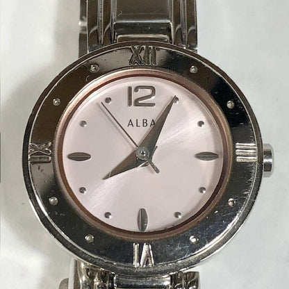 Seiko Alba 1NO1-OJS4 Analog Quartz Women Ultra Beautiful Item 1No1 Pink Dial Working Item
