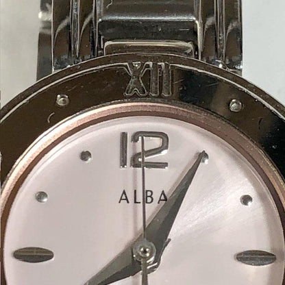 Seiko Alba 1NO1-OJS4 Analog Quartz Women Ultra Beautiful Item 1No1 Pink Dial Working Item