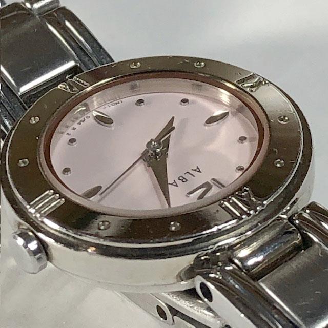 Seiko Alba 1NO1-OJS4 Analog Quartz Women Ultra Beautiful Item 1No1 Pink Dial Working Item