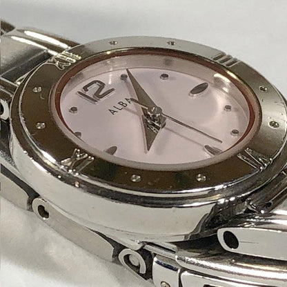 Seiko Alba 1NO1-OJS4 Analog Quartz Women Ultra Beautiful Item 1No1 Pink Dial Working Item