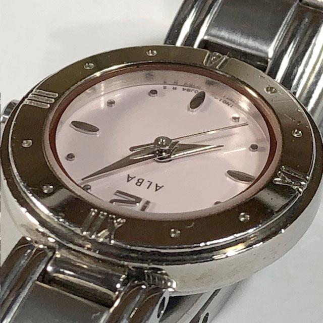 Seiko Alba 1NO1-OJS4 Analog Quartz Women Ultra Beautiful Item 1No1 Pink Dial Working Item