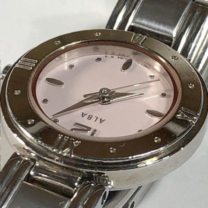Seiko Alba 1NO1-OJS4 Analog Quartz Women Ultra Beautiful Item 1No1 Pink Dial Working Item