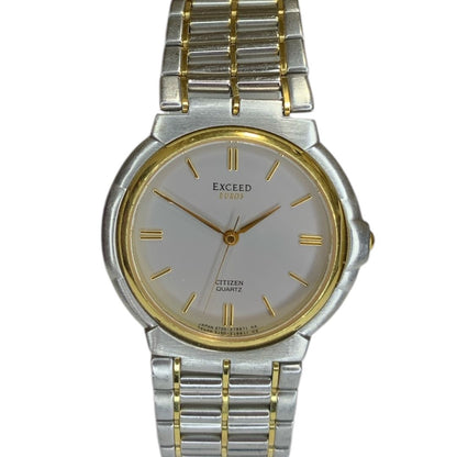 Citizen EXCEED Analog Quartz Men ペアウォッチ 2本セット 動作確認済み