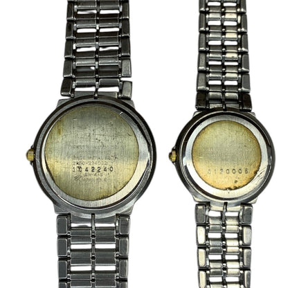 Citizen EXCEED Analog Quartz Men ペアウォッチ 2本セット 動作確認済み