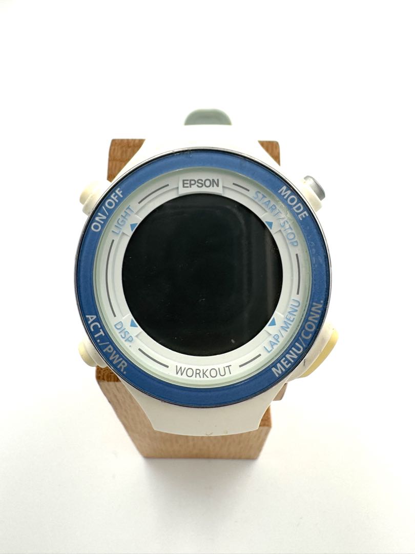 Epson WristableGPS Sports Monitor SF-720 Digital Quartz Unisex Adults Wristablegps Bluetooth Gps Watch Junk For Parts