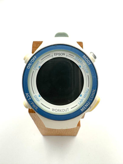 Epson WristableGPS Sports Monitor SF-720 Digital Quartz Unisex Adults Wristablegps Bluetooth Gps Watch Junk For Parts