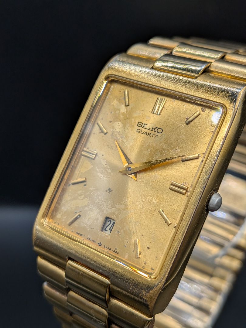 Seiko Galaxy 5Y39-5150 Analog Quartz Men Precious Galaxy Battery & Gasket Replaced