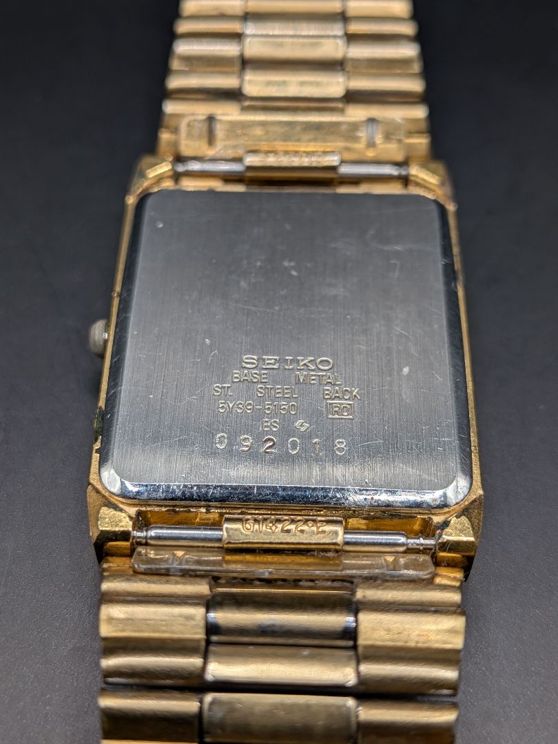Seiko Galaxy 5Y39-5150 Analog Quartz Men Precious Galaxy Battery & Gasket Replaced